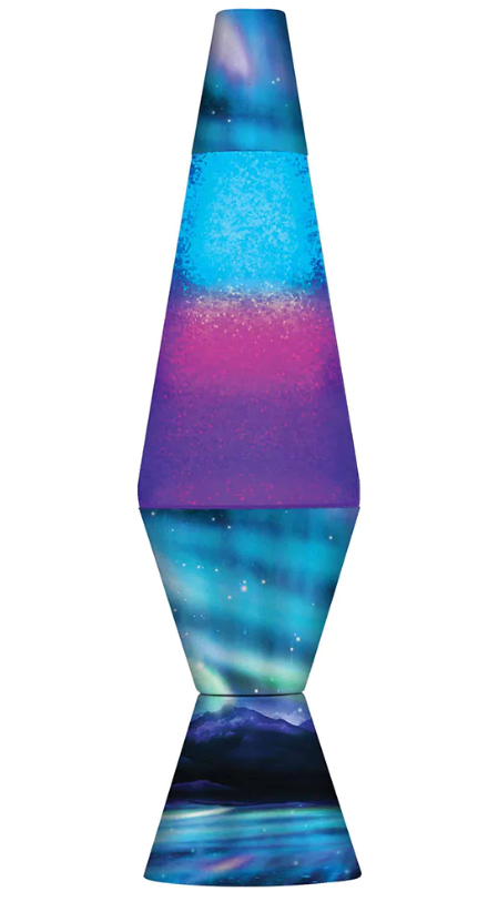 14.5" Northern Lights LAVA Lamp (Purple/Blue)