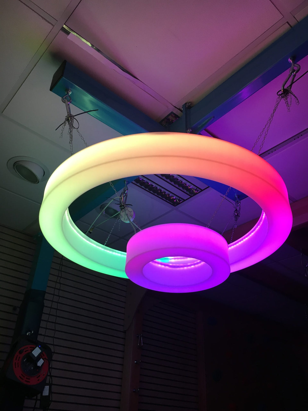 LED Colour Changing Ceiling Ring : Medium – 40cm