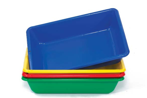 Colour Sand & Water Trays - Pk4