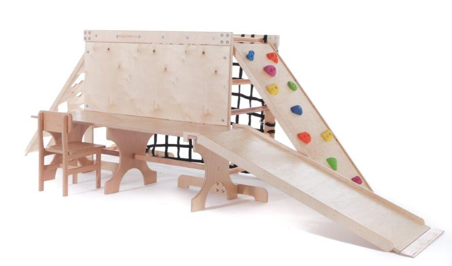 Extended Wooden Therapeutic Sensory Climb System Set