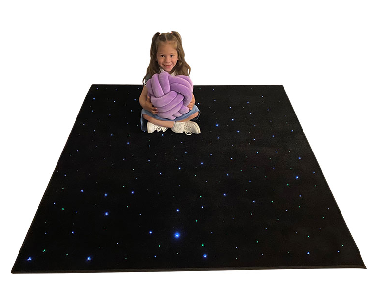 Square Sensory LED Carpet – 150x150cm