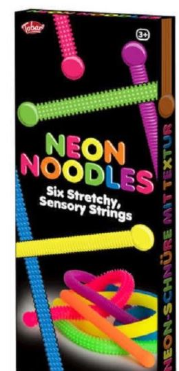 Neon textured noddles - Pack of 6