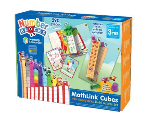 MathLink® Cubes Numberblocks 11-20 Activity Set