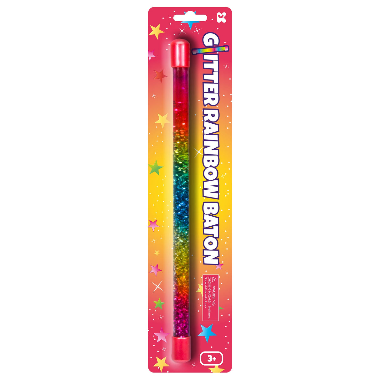 Rainbow Glitter Baton