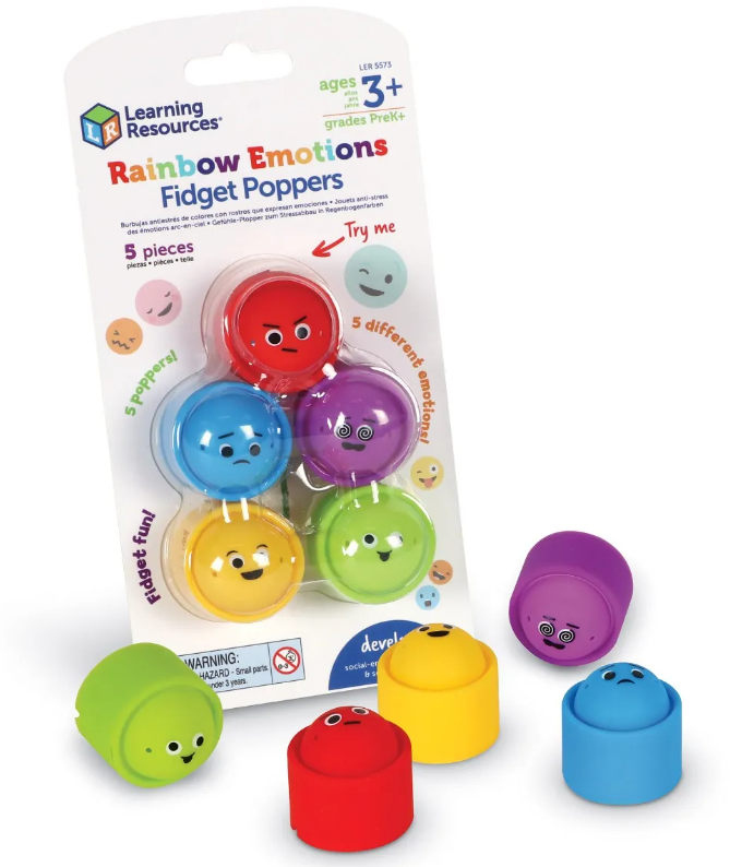 Rainbow Emotion Fidget Poppers