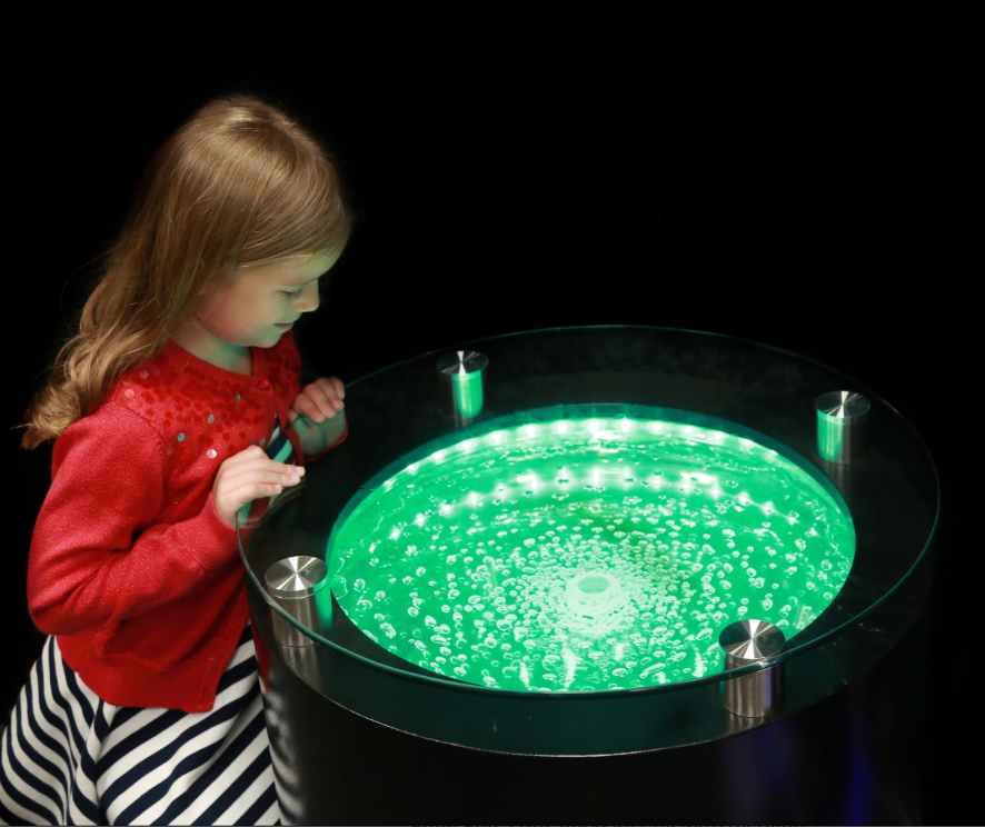 Round Bubble Table – Colour Changing