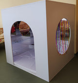 Large Wooden Padded Den for Bubble tube and Fibre Optics