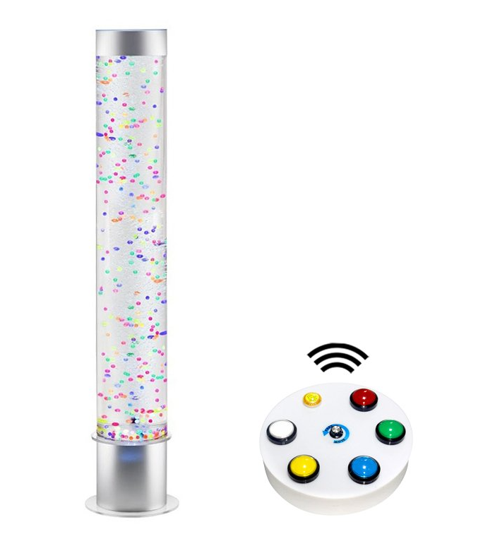 Extra Wide Bubble Tube – with Floating Balls and Remote 1.5m Tall x 30cm Diameter