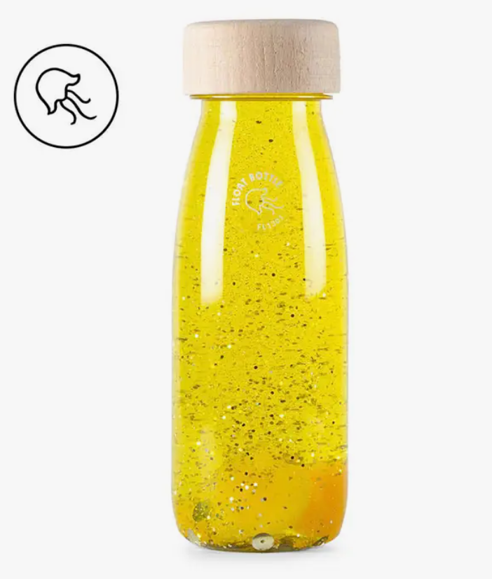 Sensory Bottle - Yellow Float