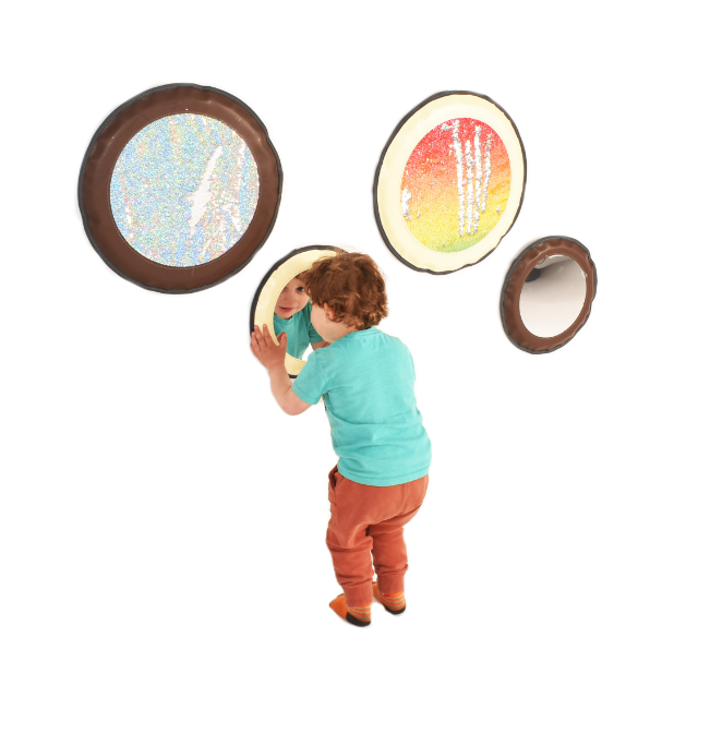 Soft Circle Sequins & Mirrors Set