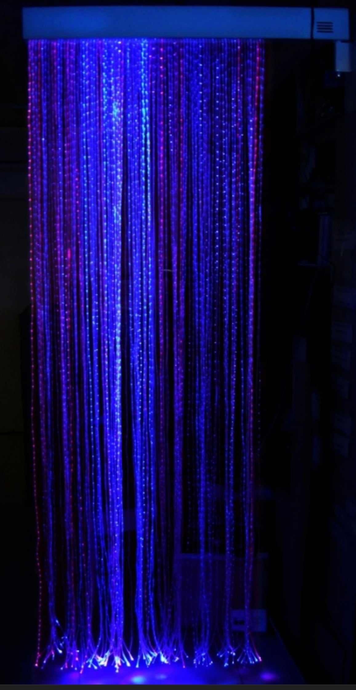 Fibre Optic Curtain (150 Fibers) with Interactive light source
