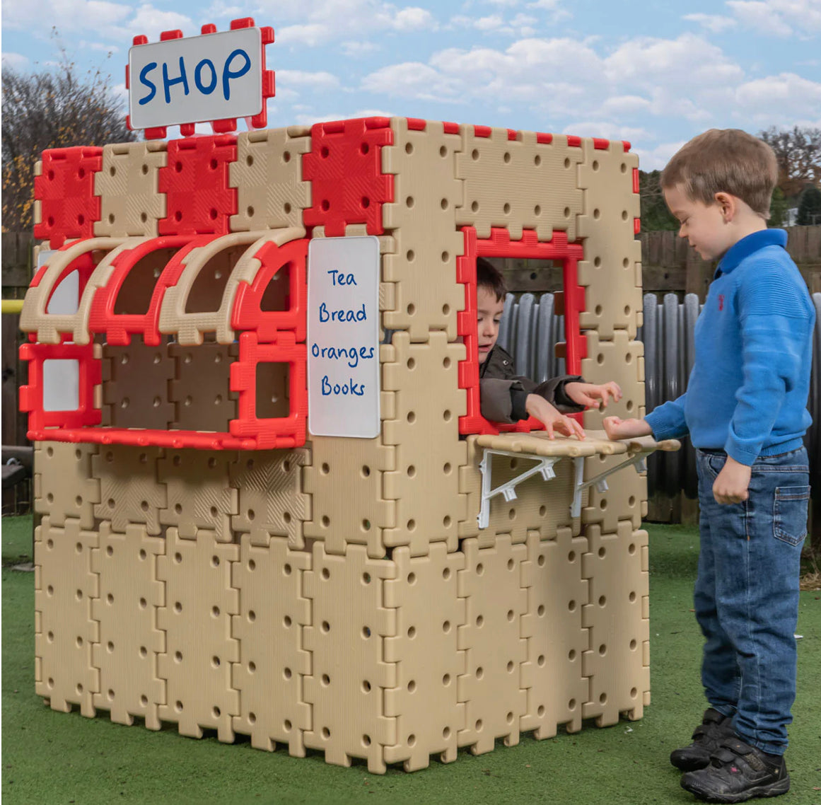 Giant Polydron Build-A-Shop