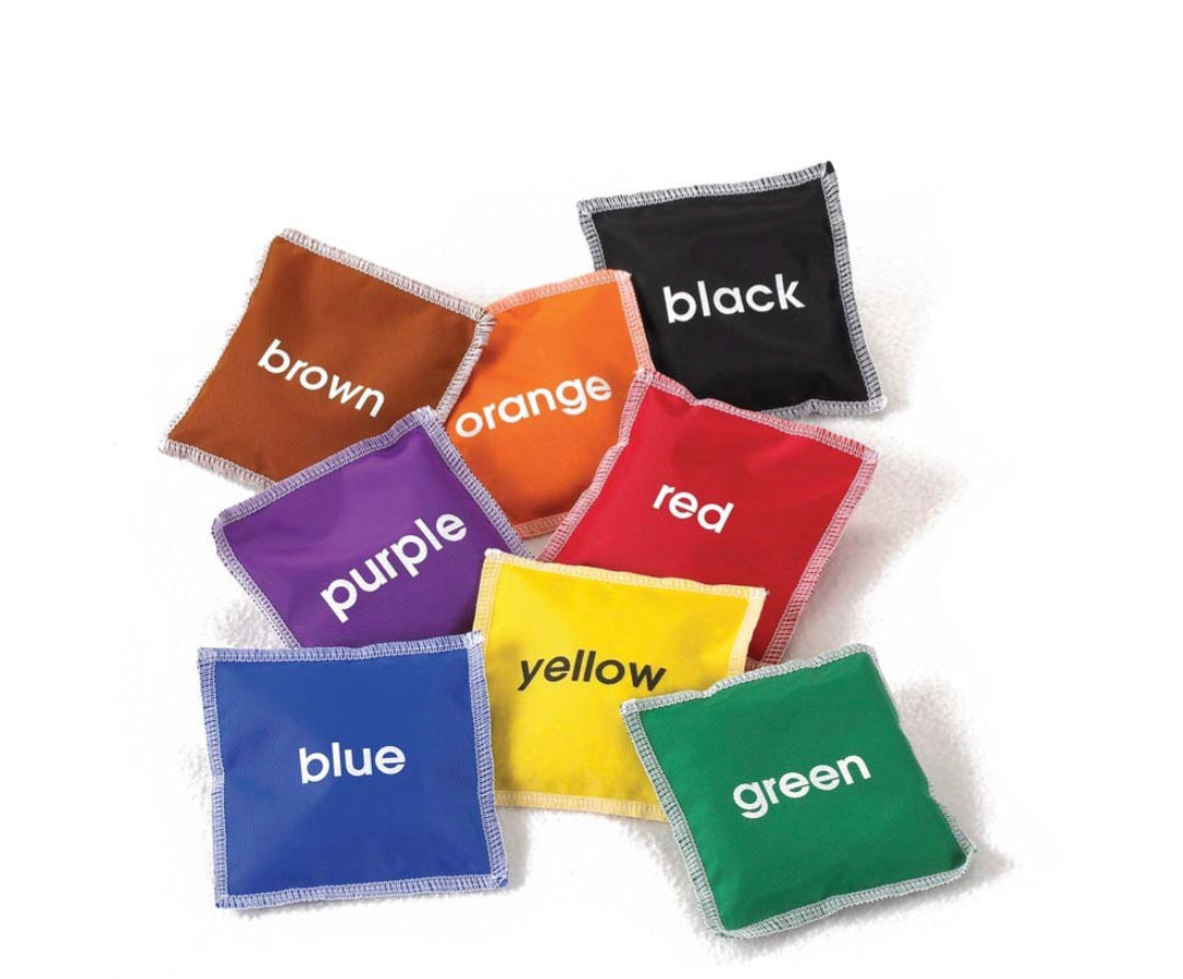 Colour Name Bean Bags - Pk8